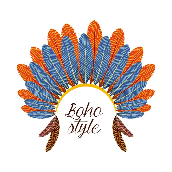 Estilo boho — Vector de stock