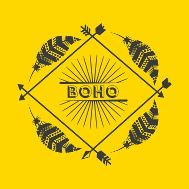 Boho tarzı görsel