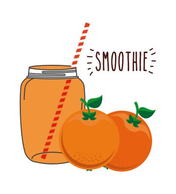 Smoothie meyve tasarım
