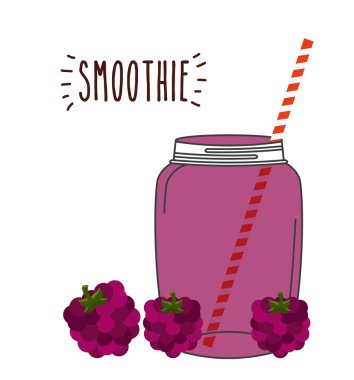 Smoothie meyve tasarım