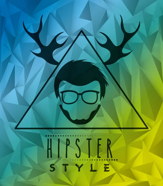 Hipster estilo de vida visual — Vetor de Stock