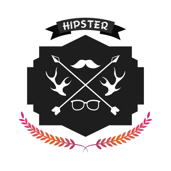 Hipster estilo de vida visual — Vetor de Stock