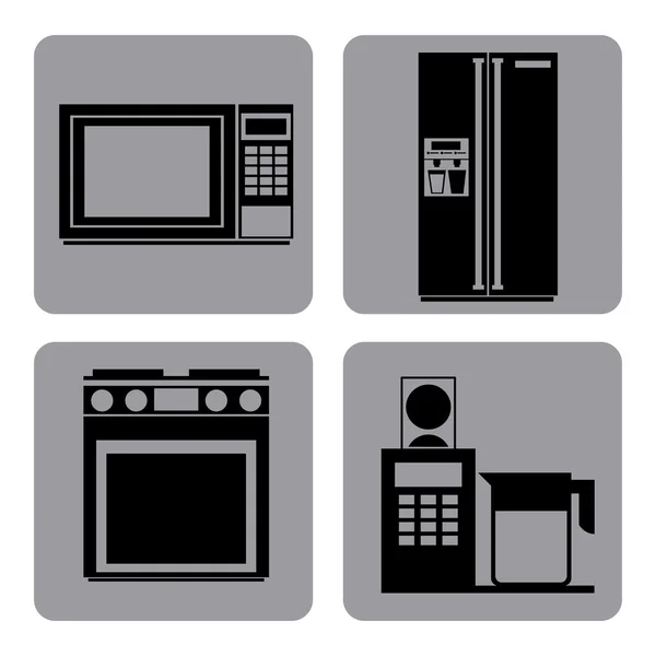 Appliance icon design — Stock Vector