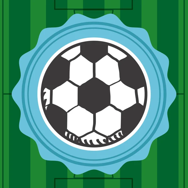 Diseño del emblema deportivo — Archivo Imágenes Vectoriales