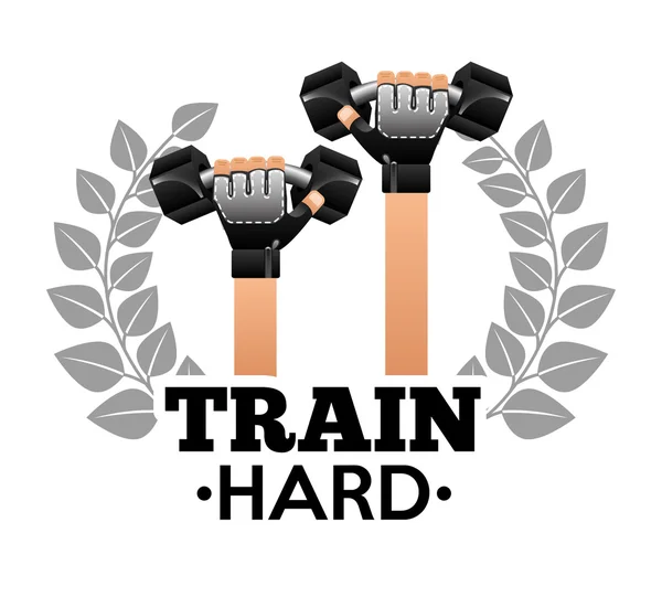 Hartes Training — Stockvektor
