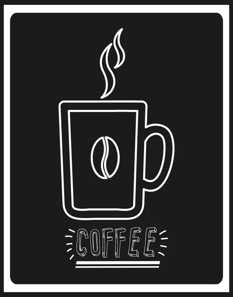 Icono del café — Vector de stock