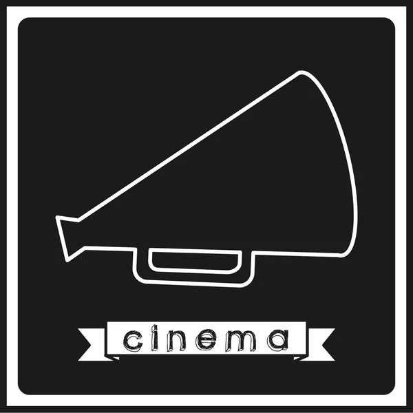 Ícone de cinema — Vetor de Stock