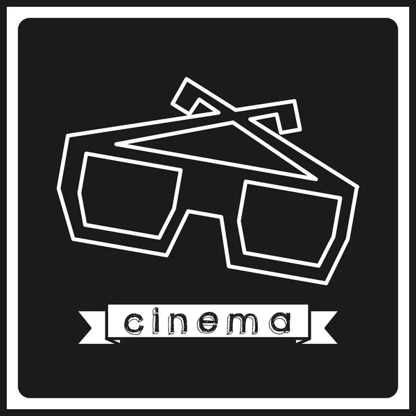 Ícone de cinema — Vetor de Stock