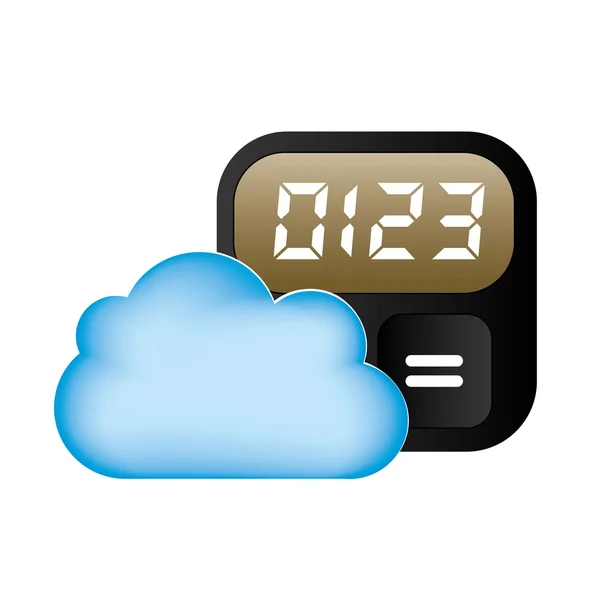 Computación en nube — Archivo Imágenes Vectoriales