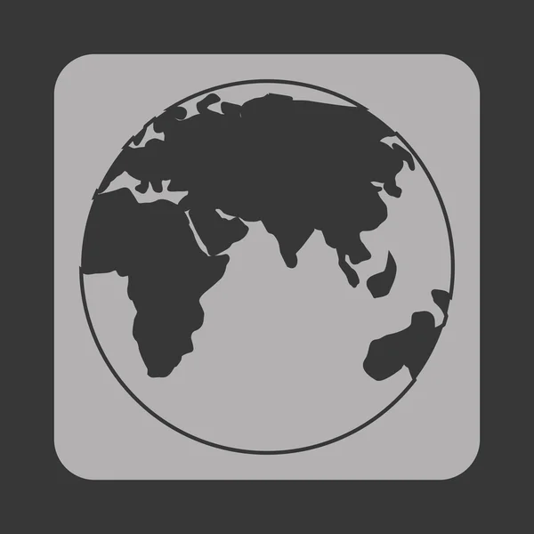 Design icona della Terra — Vettoriale Stock