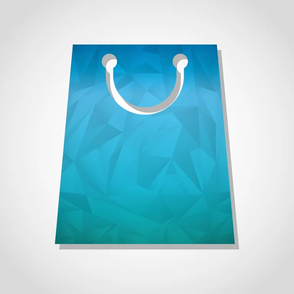 Design de saco de compras — Vetor de Stock