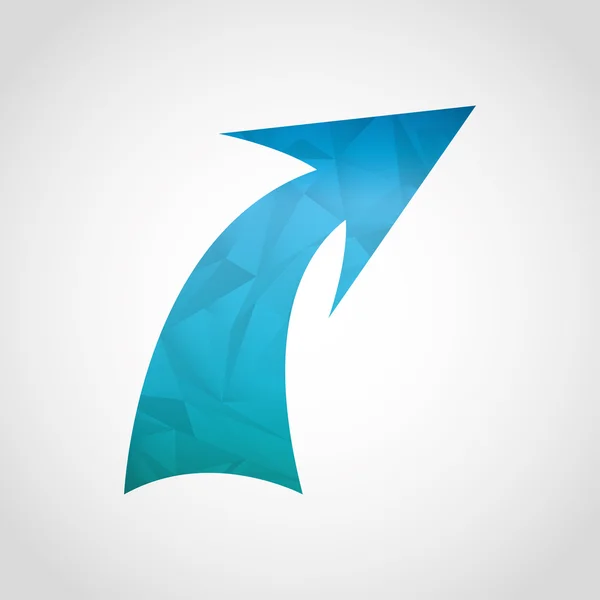 Arrow icon design — Stock Vector