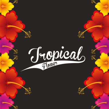 Tropikal doğa tasarım