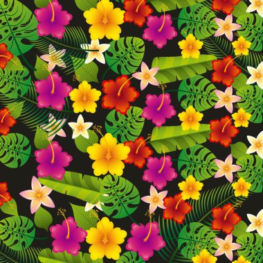 Tropikal doğa tasarım