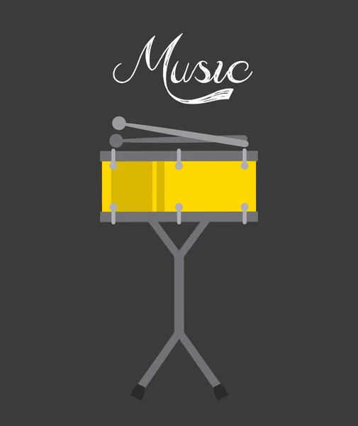 Music lifestyle design — Stock Vector