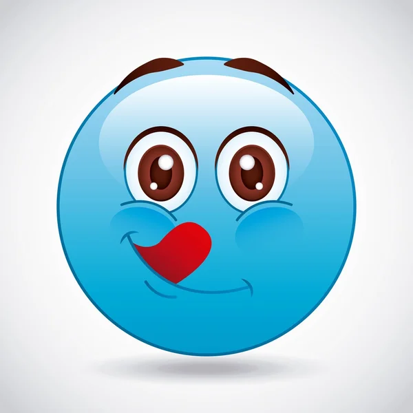 Cartoon emoticons ontwerp — Stockvector