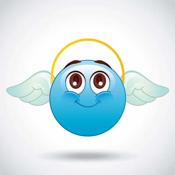 Cartoon emoticon design — Vettoriale Stock