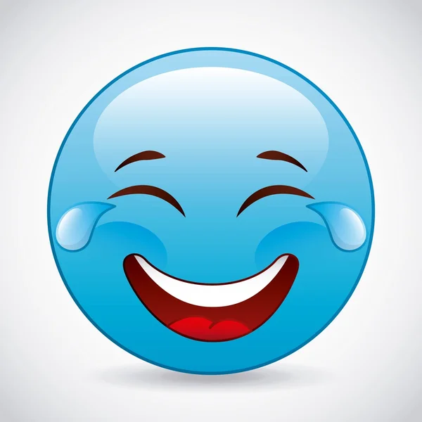 Design von Cartoon-Emoticons — Stockvektor