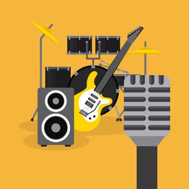 Müzik yaşam tarzı tasarım