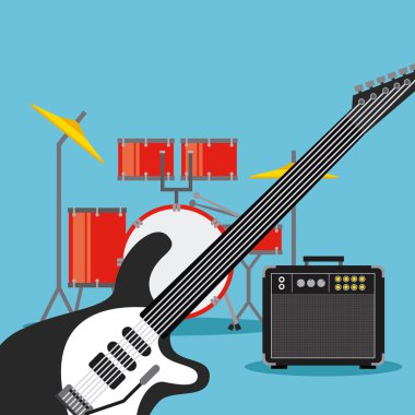 Müzik yaşam tarzı tasarım