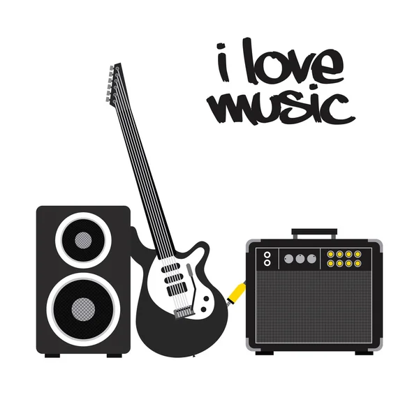 Music lifestyle design — Stock Vector