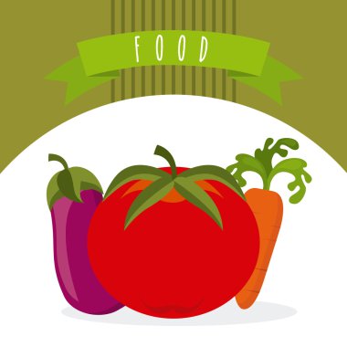 Vejetaryen yiyecekler tasarım