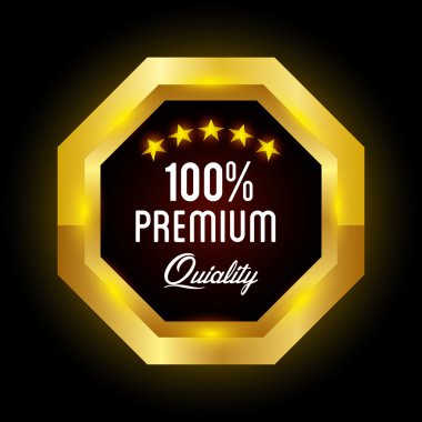 Premium Kalite etiket tasarımı.