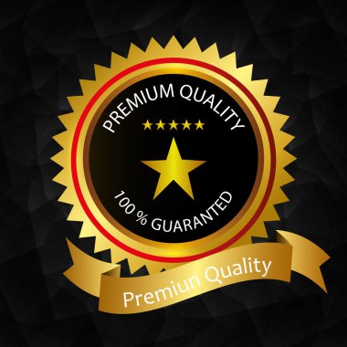 Premium Kalite etiket tasarımı.