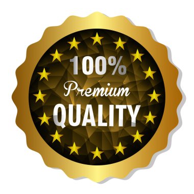 Premium Kalite etiket tasarımı.