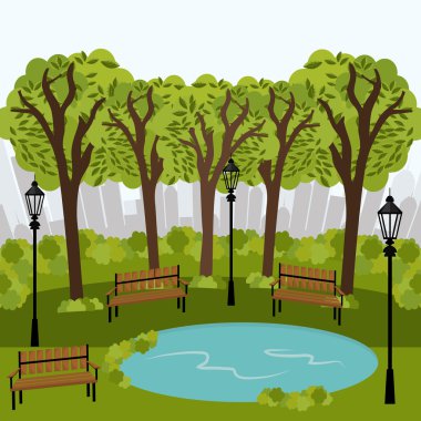 Kentsel park tasarım.