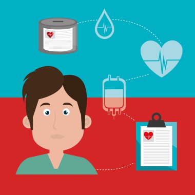 Kan bağışı tasarım.