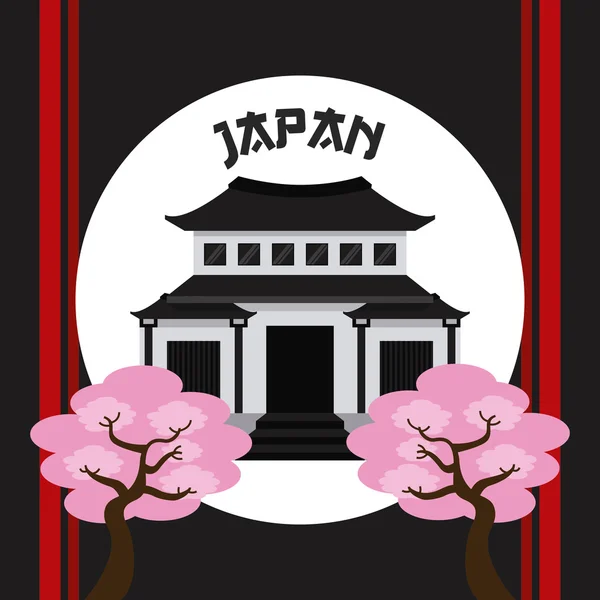 Japanse cultuur ontwerp — Stockvector