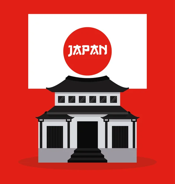 Культурный дизайн Японии — стоковый вектор