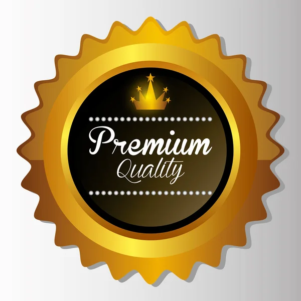 Premium kwaliteit labelontwerp. — Stockvector