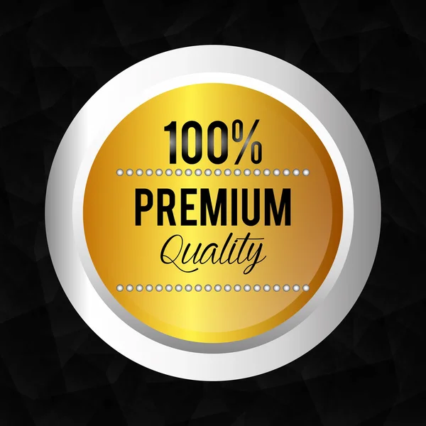 Premium quality label design. — Stock Vector