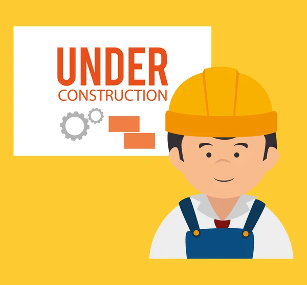 Under construction design. — Stock Vector