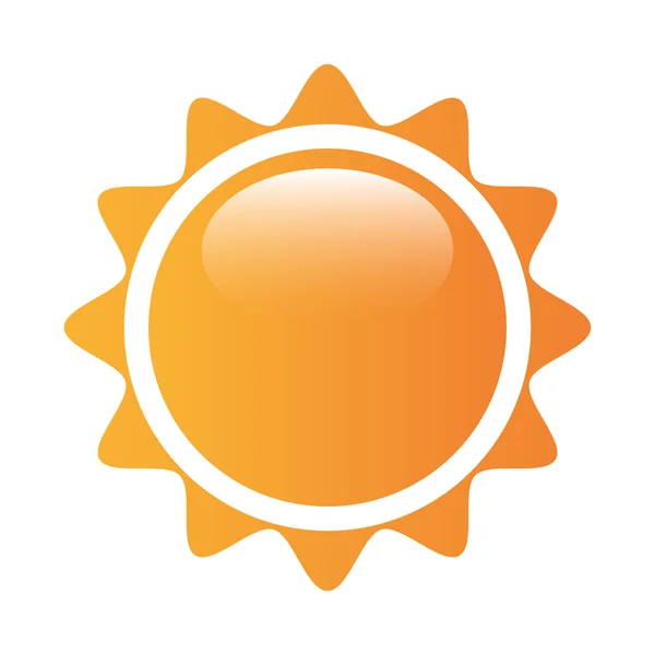 Sol y diseño de verano . — Vector de stock