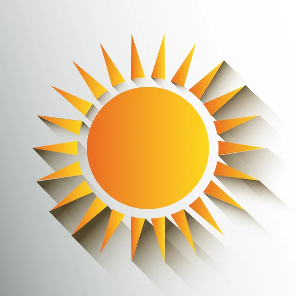 Sol y diseño de verano . — Vector de stock