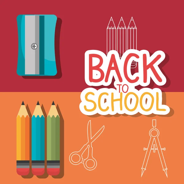 Back to school design. — Stock Vector