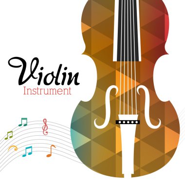 Müzik aletleri tasarım.