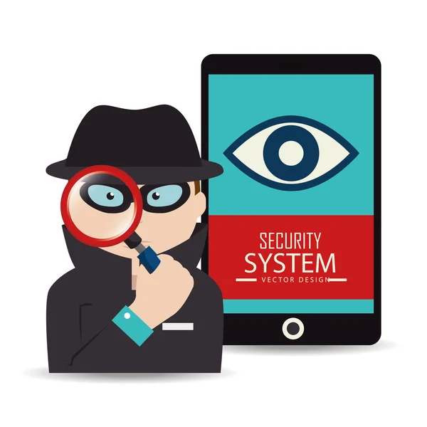 Security system design. — Stock Vector