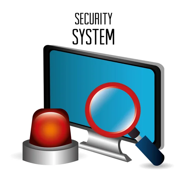 Security system design. — Stock Vector