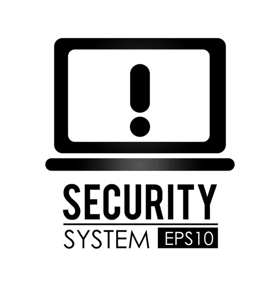 Security systeemontwerp. — Stockvector