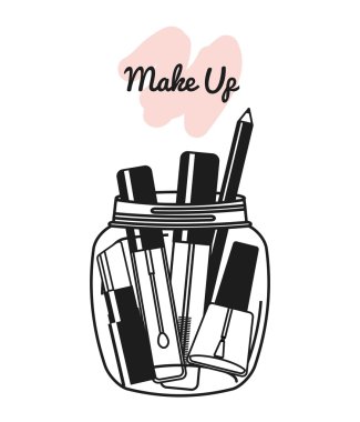 Kadın güzellik, makyaj konsept tasarımı