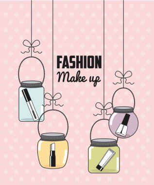 Kadın güzellik, makyaj konsept tasarımı