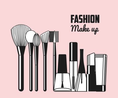 Kadın güzellik, makyaj konsept tasarımı