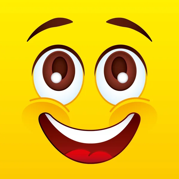 Emoticon pictogram — Stockvector