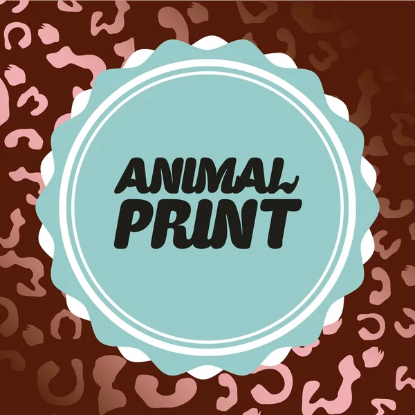 Animal print — Stock vektor