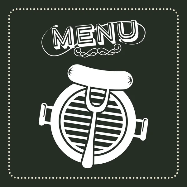 Menú Restaurante — Vector de stock