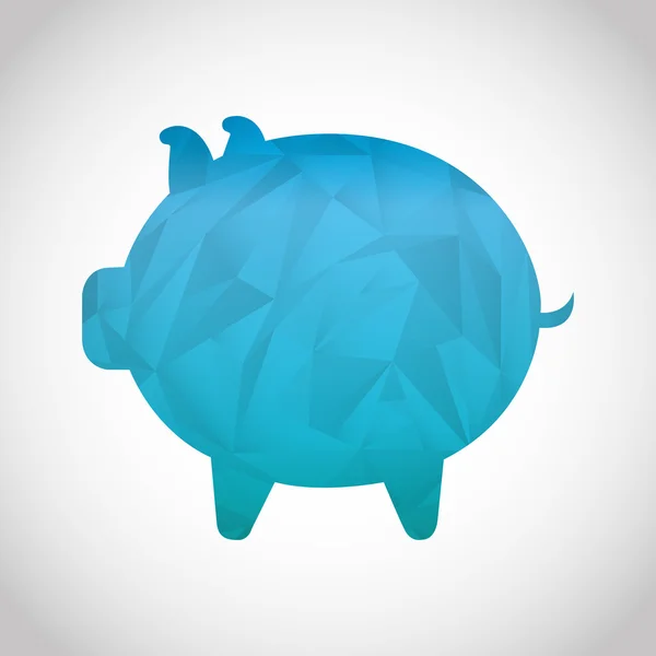 Piggy icono — Archivo Imágenes Vectoriales